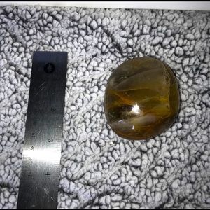 Golden Healer Quartz Crystal Palmstone